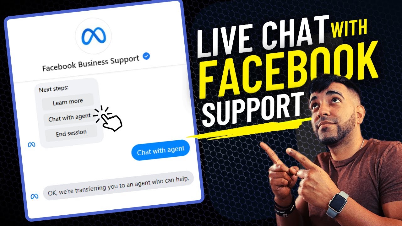 Fb business support live chat